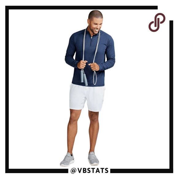 Tasc Men's Carrollton Lightweight Quarter Zip Anti-Odor Athletic Top Blue Sz XXL - Picture 4 of 10